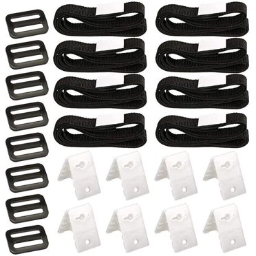 Ensemble de Sangles de Couverture de Piscine, 24 Pcs Accessoire de Bobine de Couverture Solaire Universelle pour Entraînement de Résistance Stationnaire