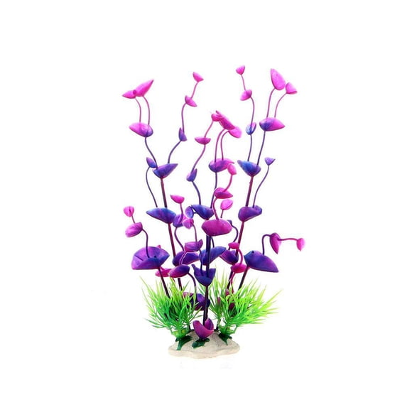 Artificial Aquarium Fish Tank Green Grass Decor For Plastic Plants Decoration Ornament