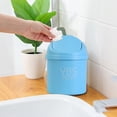 thumbnail image 4 of TIELUTT 1PC Desktops Covered Kitchen Living Room Can Flip Sundries to Store Mini Can Liners Paper Bags Recycling Tall Kitchen Bags Unscented Bags Contractor Bags Tall Kitchen, 4 of 5