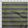 thumbnail image 3 of oneOone Tissu Popeline de Coton Imprimé Chevron Ikat au Mètre 56 Pouces de Large, 3 of 4