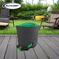 thumbnail image 4 of Suncast 14 x 12" Resin Decorative Hideaway Outdoor Garden Hose Storage Pot, Gray, 4 of 8