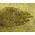 thumbnail image 4 of oneOone Viscose Chiffon Fabric Floral Block Printed Fabric 1 Yard 42 Inch Wide, 4 of 4