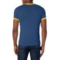 thumbnail image 3 of Ringer T-Shirt 2Xl Navy/Gold, 3 of 3