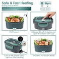 thumbnail image 3 of CUITING Electric Lunch Box Food Heater 3-In-1 Portable Food Warmer Lunch Box for Car & Home, 3 of 8