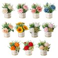 thumbnail image 4 of Xingzhi Simulation Flower Set Elegant Long-lasting Durability Wide Range Of Uses rose blue 1Set, 4 of 6