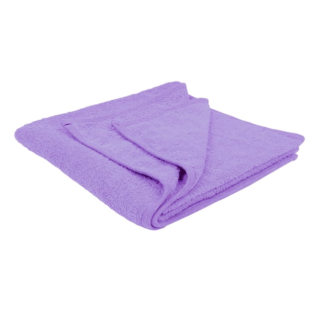 Puffy Cotton Grande Serviette de Bain en Éponge de Coton Drap de Bain - Lavande