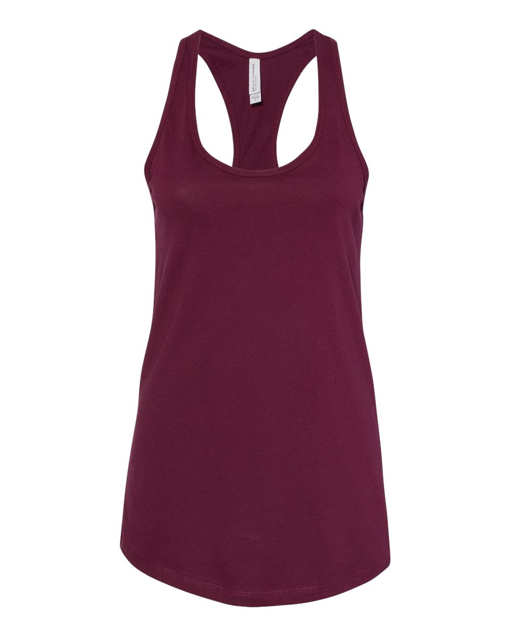 Bella Canvas 6008 Women`s Jersey Racerback Tank, M, Maroon