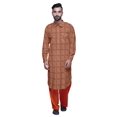 thumbnail image 2 of Atasi Kurta Pathani pour Hommes à Col Classique à Manches Longues Salwar Ensemble de Kurta de Mariage, 2 of 5