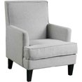 thumbnail image 1 of Best Master Furniture Saladin 30" Transitional Fabric Arm Chair in Light Gray, 1 of 1