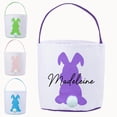 thumbnail image 2 of Popular Home Essentials, Personalized Easter Baskets Custom Name Easter Bunny Basket Large Capacity Thickened Bottom Great for Easter Egg Games Easter, 2 of 4