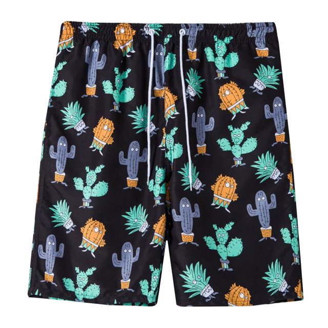 Dvkptbk Maillots de Bain pour Hommes Séchage Rapide Shorts de Planche Cordon Imprimé Shorts de Plage Style Vacances Shorts de Plage pour Surf, Rafting, Pêche, Randonnée, Shorts de Fête - Soldes d'Été Liquidation