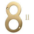 thumbnail image 2 of RCH Hardware NO-BR2270-75 Numéro de Maison en Laiton, 3 Pouces, Laiton Poli, 2 of 4