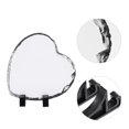 thumbnail image 4 of KAKOWELY 1 Set Heart-Shaped Blank Photo Frame Delicate Sublimation Picture Frame,5.31"X5.31"X0.39", 4 of 5
