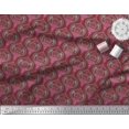 thumbnail image 2 of Soimoi Cotton Poplin Fabric Moroccan Damask Print Sewing Fabric Yard 56 Inch Wide, 2 of 3