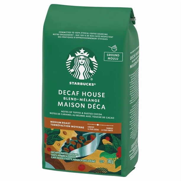 Starbucks® Decaf House Blend Ground Coffee 340g - Walmart.ca