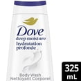 thumbnail image 2 of Dove Body Wash for 24H Lotion-Soft Skin Deep Moisture, 325 ml, 2 of 8