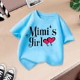 thumbnail image 5 of PMVFHDE Hauts Décontractés pour Fille Robe T-Shirt pour Filles T-Shirts Chemises pour Fille Grande Taille T-Shirts Mignons pour Fille T-Shirt Graphique Mignon pour Fille Col Rond Manches Courtes T-Shirt d'Été Décontracté Bleu, 7-8 Ans, 5 of 5