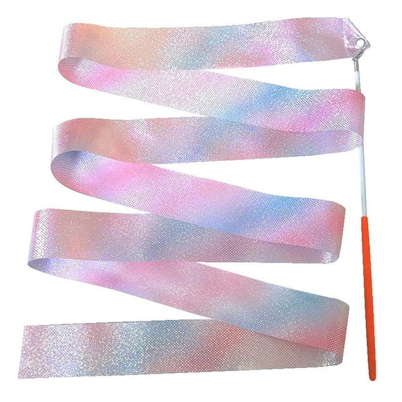 Sparkling Dance Ribbon, Soft Lightweight Gymnastics Training Equipment for Children Art Dances