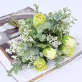 thumbnail image 4 of thinsony Artificial Flower Bouquet Wedding Party Simulation Floral Decor Home Decoration artificial Flower, Green, 4 of 5