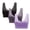 Purple, variant on Yuyuzo 3PC Plus Size Bras for Women No Underwire Everyday Bra Breathable Wireless Comfort Stretchy Sleep Bra