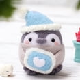 thumbnail image 1 of Motif de Pingouin Mignon Fait Main DIY Feutrine en Laine Poke Matériel de Production, 1 of 6