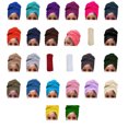 thumbnail image 3 of fastboy Turban Nœud Style Simple Hijab Bonnet Multifonctionnel Foulard Extensible Bonnet Respirant pour Femmes Accessoires Vert Armée, 3 of 8