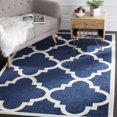 thumbnail image 2 of Safavieh Amherst Tapis Intérieur Extérieur Bleu Marine - 8 Pieds x 10 Pieds, 2 of 2