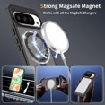 thumbnail image 4 of Asuwish Phone Case for Google Pixel 9/10/9 Pro/10 Pro 5G Tempered Glass Screen Protector Magnetic Bracket stand Translucent Shockproof Protective Cell Cover Pixel9 Pixel10 9Pro 10Pro Women Men Black, 4 of 8