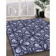 thumbnail image 3 of Ahgly Tapis Rectangulaire Lavable en Machine Intérieur Transitionnel Bleu Minuit, 6 Pieds x 9 Pieds, 3 of 7