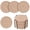 B, variant on Drppepioner Cotton Woven Coaster Set 8 Pack Absorbent Drink Coasters with Holder Heat Resistant Cup Pads for Coffee Tables Kitchen Countertops