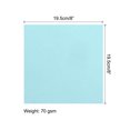 thumbnail image 2 of Unique Bargains 25 Sheets 8x8 Inch Origami Paper Double Sided Light Blue Square Sheet for Art Craft Project, Beginners, 2 of 5