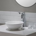 thumbnail image 4 of Kraus KCV-341 Elavo Évier de Salle de Bain en Céramique Blanche Petit Récipient Rond, 4 of 12