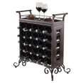 thumbnail image 3 of Winsome Silvano Wine Rack 5x5 with Removable Tray, Dark Bronze - 87523, 3 of 6