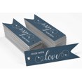 thumbnail image 2 of Inkdotpot Silver Foil Paper Hang Tags Made With Love Text Favor Tags 50 Pieces, 2 of 6