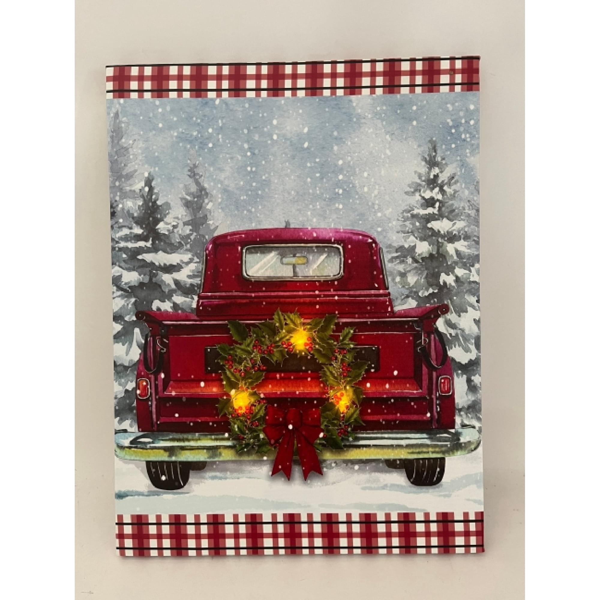 Toile Murale À Led (Camion Rouge)