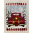 thumbnail image 1 of Led Canvas Wall Art (Red Truck), 1 of 3