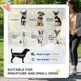 thumbnail image 4 of PawHut D00-041RD Poussette pour Animaux de Luxe Pliable à 3 Roues Transporteur pour Chien et Chat Marche Jogger Rouge, 4 of 9