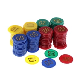 Kipebep 69 Pcs Mini Jetons de Poker Rouge Jaune Vert en Ronde pour Le Chanceux Kipebep 69 Pcs Mini Jetons de Poker Rouge Jaune Vert en Ronde pour Le Chanceux