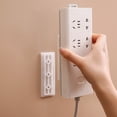 thumbnail image 3 of 2Pcs Wall-Mount Self Adhesive Power Strip Holder Plug & Extension Lead Organiser, 3 of 8