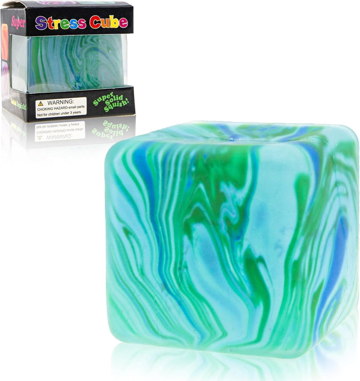 Lot De 5 Balles Anti-Stress Cubes Squishy – Glagons Sensoriels – Fidget Toys Pour Enfants Et Adultes – Réduction D’anxiété – Couleurs Assorties