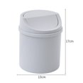 thumbnail image 2 of zanvin Holiday Gift, Waste Bins ,Household Desktop Trash Can, Small And Mini Trash Can With Lid,Desk Cleaning Bucket, 2 of 2