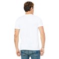 thumbnail image 2 of BELLA+CANVAS T-Shirt Jersey à Col en V pour Homme, TG, Blanc, 2 of 3