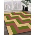 thumbnail image 3 of Ahgly Company Tapis Rectangulaire Lavable en Machine Intérieur Transitionnel Acajou Brun, 4 Pieds x 6 Pieds, 3 of 7