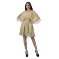 thumbnail image 2 of Moomaya Robe d'Été pour Femmes, Grande Taille, Kimono Aguichant Imprimé, Mini-Robe, 2 of 6