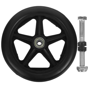 KAKOWELY wheels replacement 1 Set Wheelchair Wheel with Axle Front Wheel Replacement Wheelchair Wheel Wheelchair Part5.91"X5.91"X1.38"