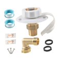 thumbnail image 3 of jinwen RV City Water Fill Inlet Adapter RV Water Hose Connector for Motorhomes White, 3 of 9