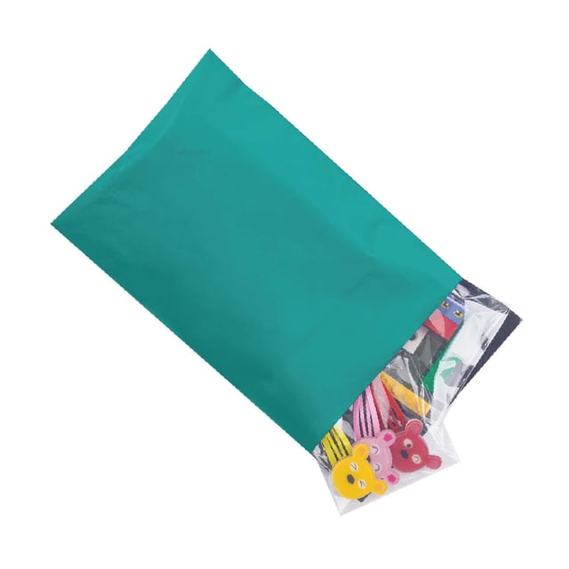 WiiGreen 500 PCS 5x7 inch Poly Mailers Shipping Envelopes Packaging Bags, Green