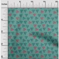 thumbnail image 1 of oneOone Cotton Poplin Fabric Triangle Block Print Sewing Fabric BTY 42 Inch Wide, 1 of 4