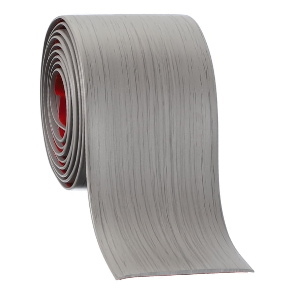 Uxcell Self Adhesive Floor Transition Strip 6.6'x 3" Vinyl Gray Wood Grain