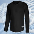 thumbnail image 1 of AherBiu Mens Long Sleeve Tops Crewneck Sun Protection Quick Drying Athletic Outdoor Breathable T Shirts, 1 of 4